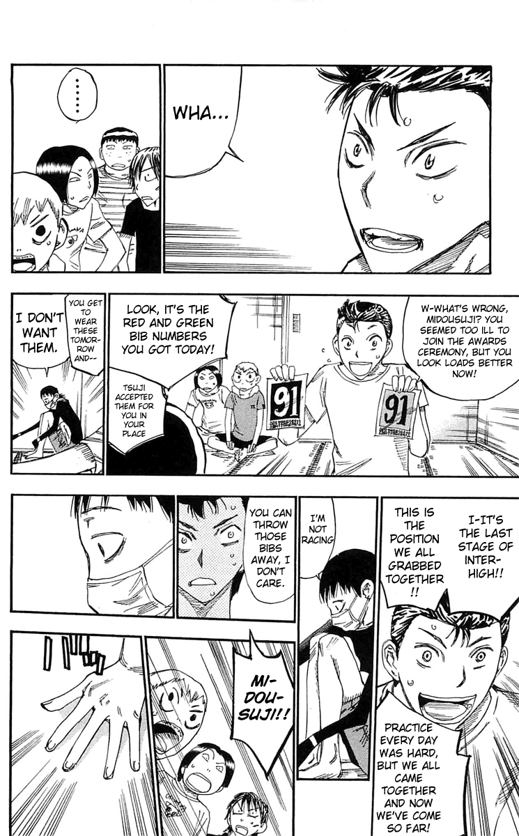 Yowamushi Pedal Chapter 156 page 3 - Chapter 156: Midousuji's Decision