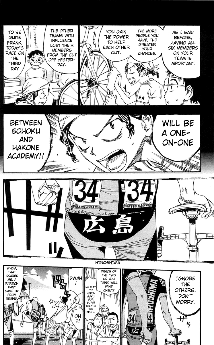 Yowamushi Pedal Chapter 158 page 9 - Chapter 158: The 3rd Day Starts!