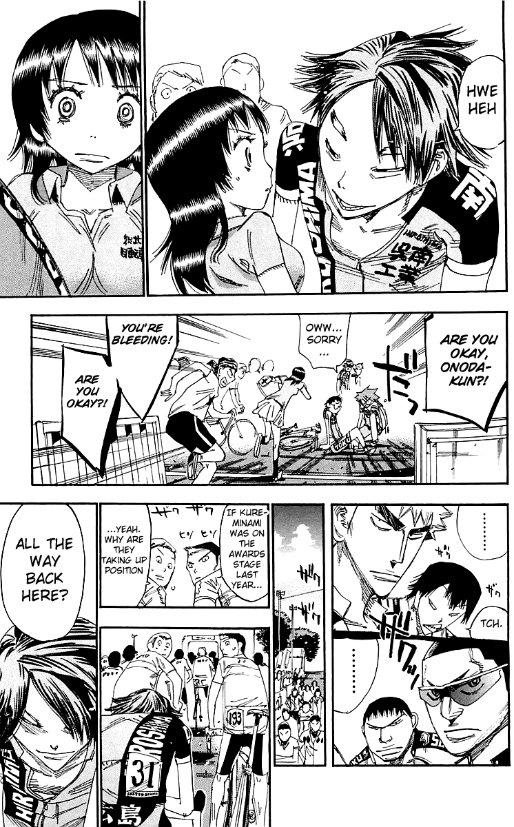 Yowamushi Pedal Chapter 159 page 17 - Chapter 159: The Man Who Has It. Machimiya