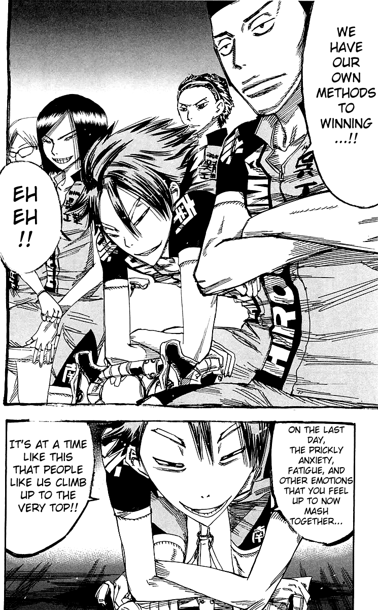 Yowamushi Pedal Chapter 159 page 18 - Chapter 159: The Man Who Has It. Machimiya