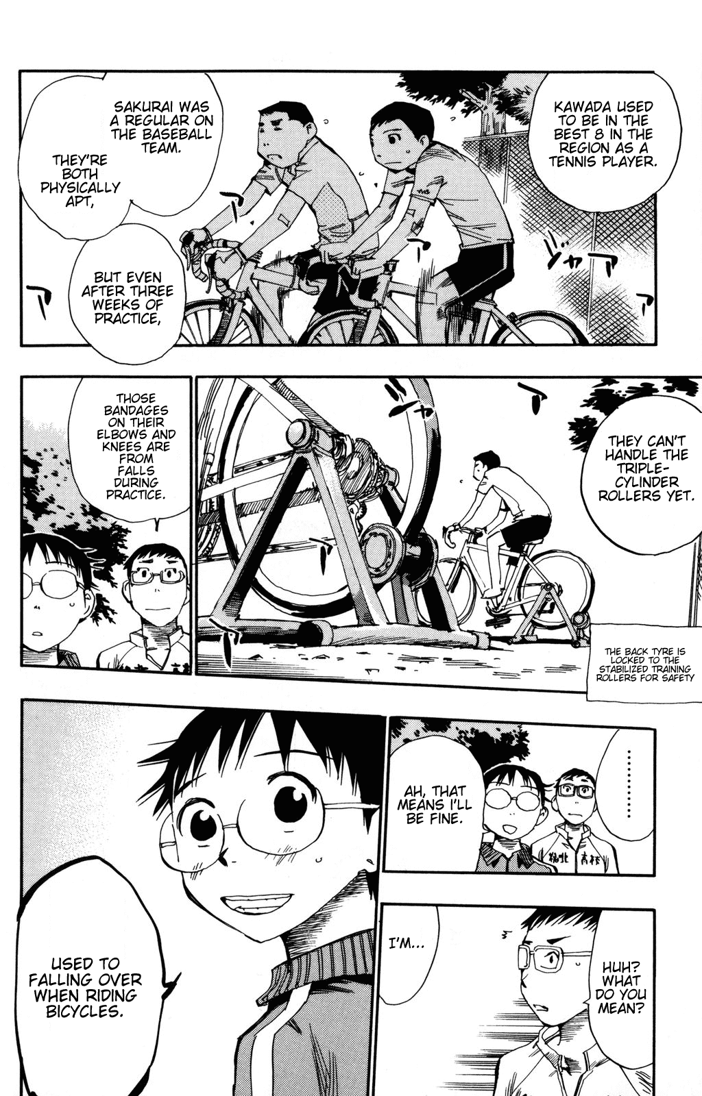 Yowamushi Pedal Chapter 16 page 14 - Chapter 16: Forty Minutes to the Race