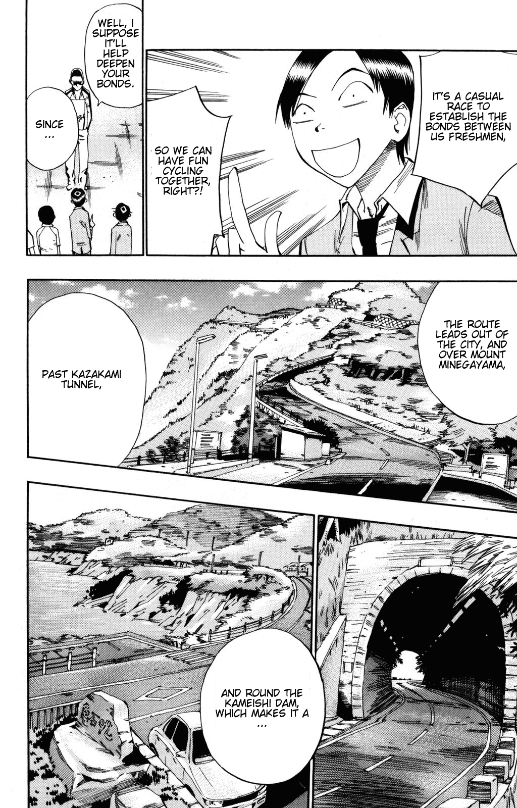 Yowamushi Pedal Chapter 16 page 2 - Chapter 16: Forty Minutes to the Race