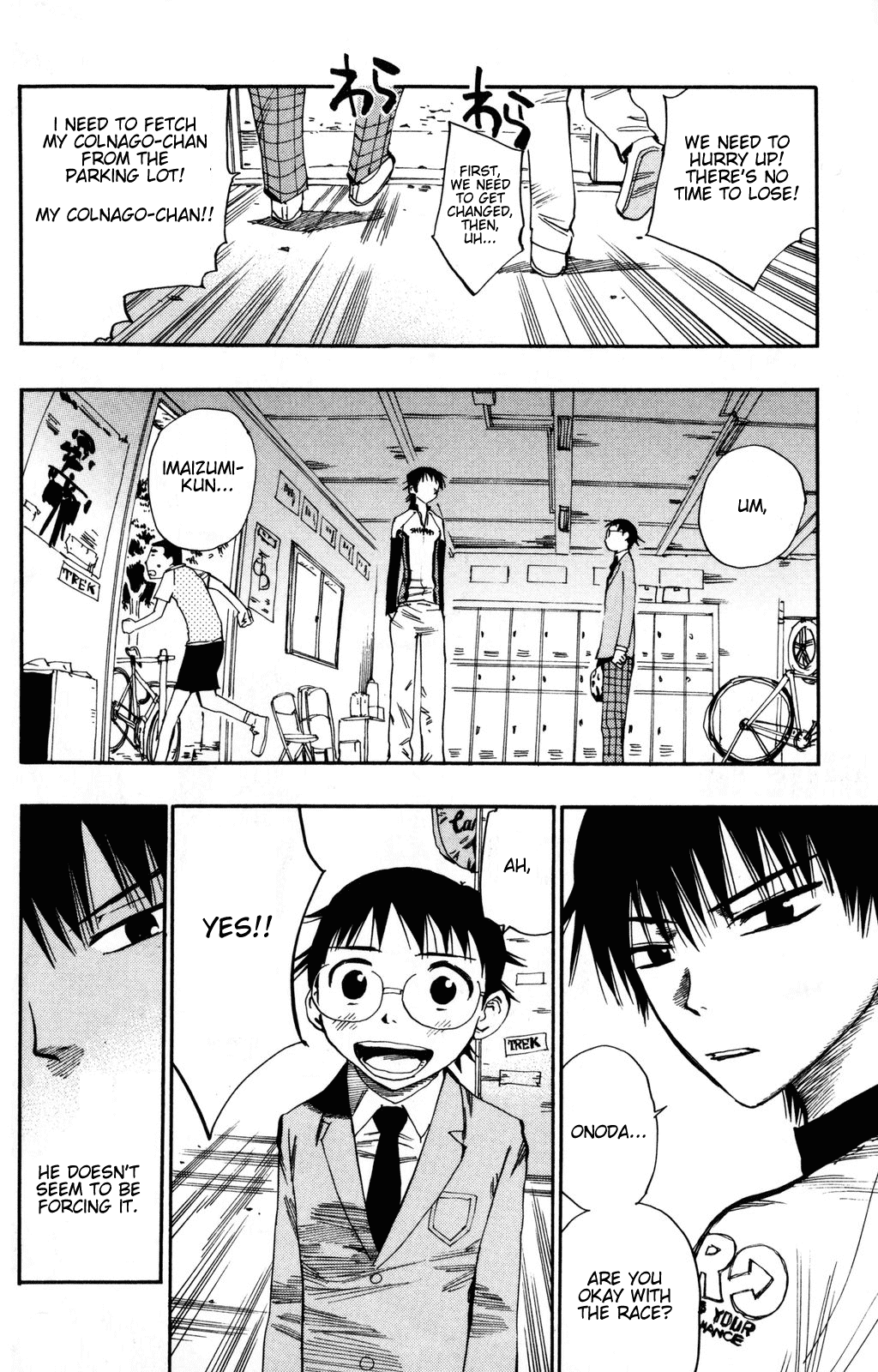 Yowamushi Pedal Chapter 16 page 5 - Chapter 16: Forty Minutes to the Race