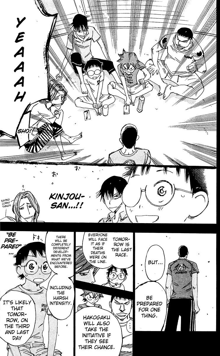 Yowamushi Pedal Chapter 164 page 11 - Chapter 164: The Pack Closes In