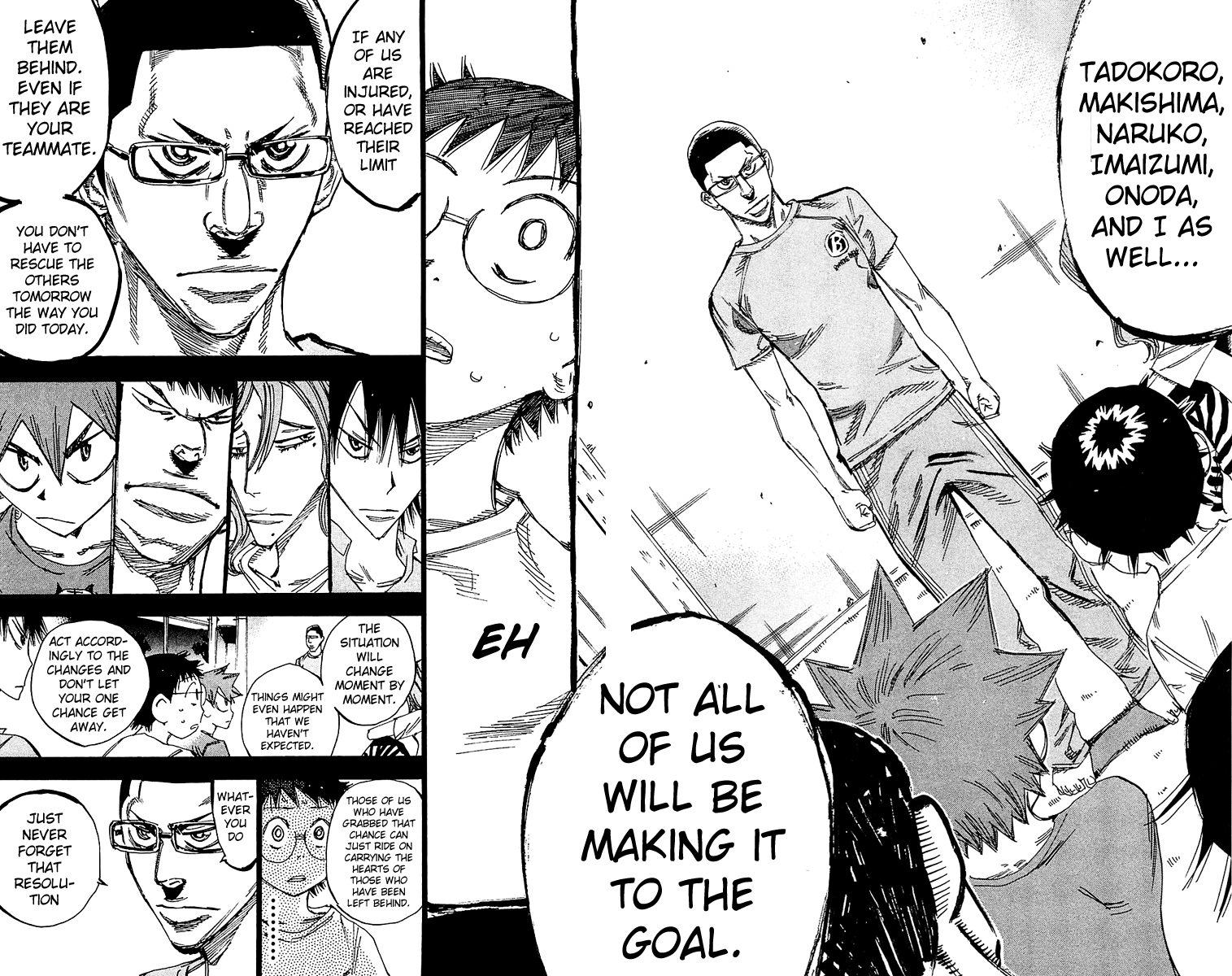 Yowamushi Pedal Chapter 164 page 12 - Chapter 164: The Pack Closes In