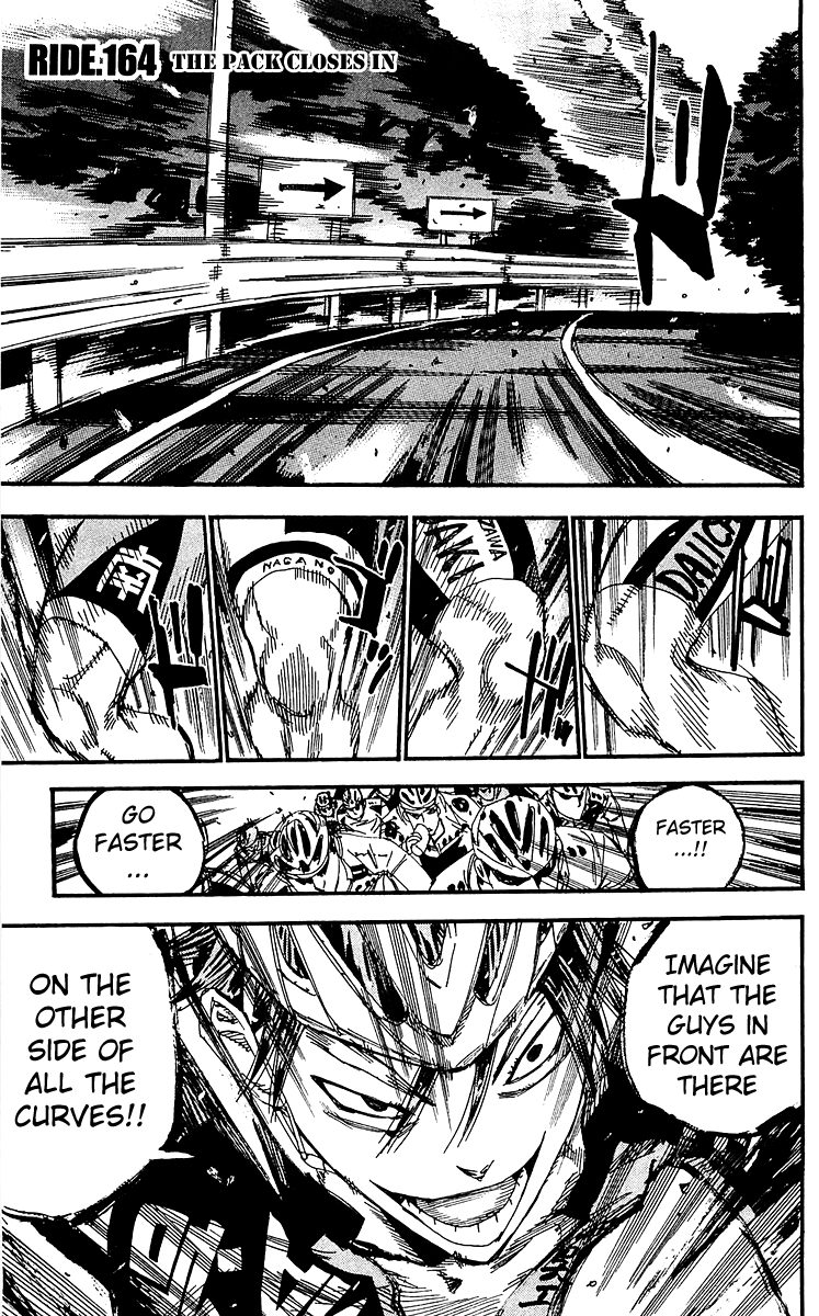 Yowamushi Pedal Chapter 164 page 2 - Chapter 164: The Pack Closes In
