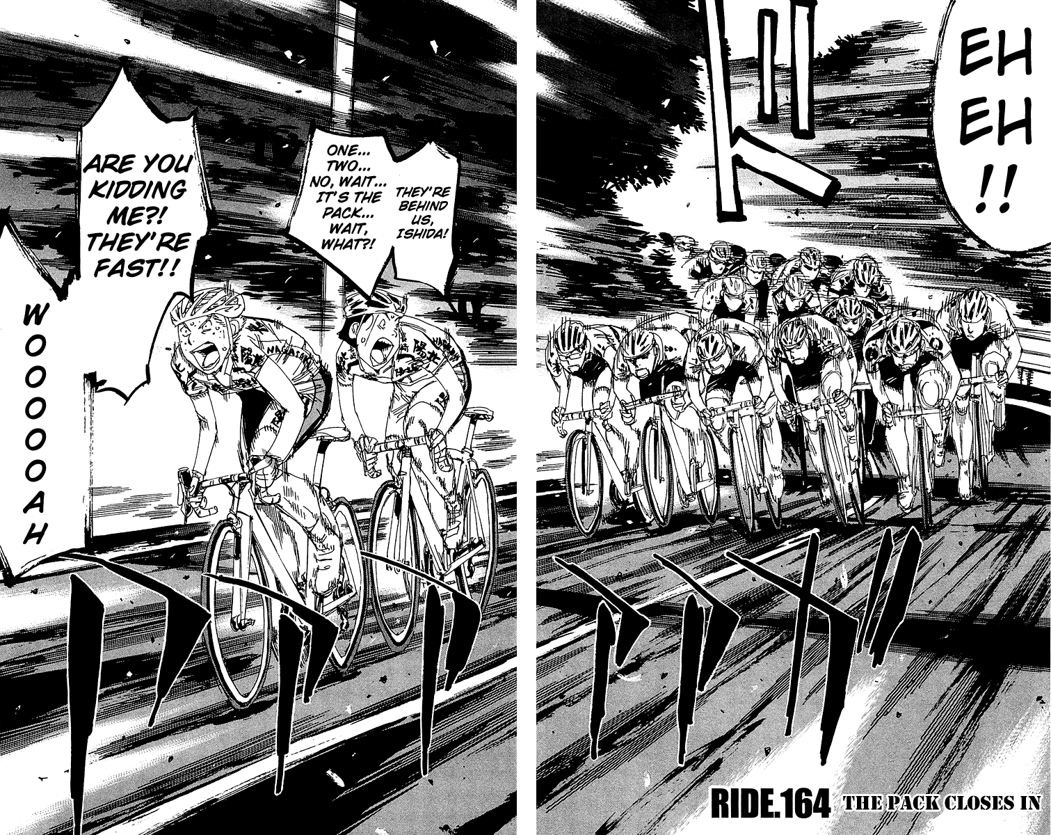 Yowamushi Pedal Chapter 164 page 3 - Chapter 164: The Pack Closes In
