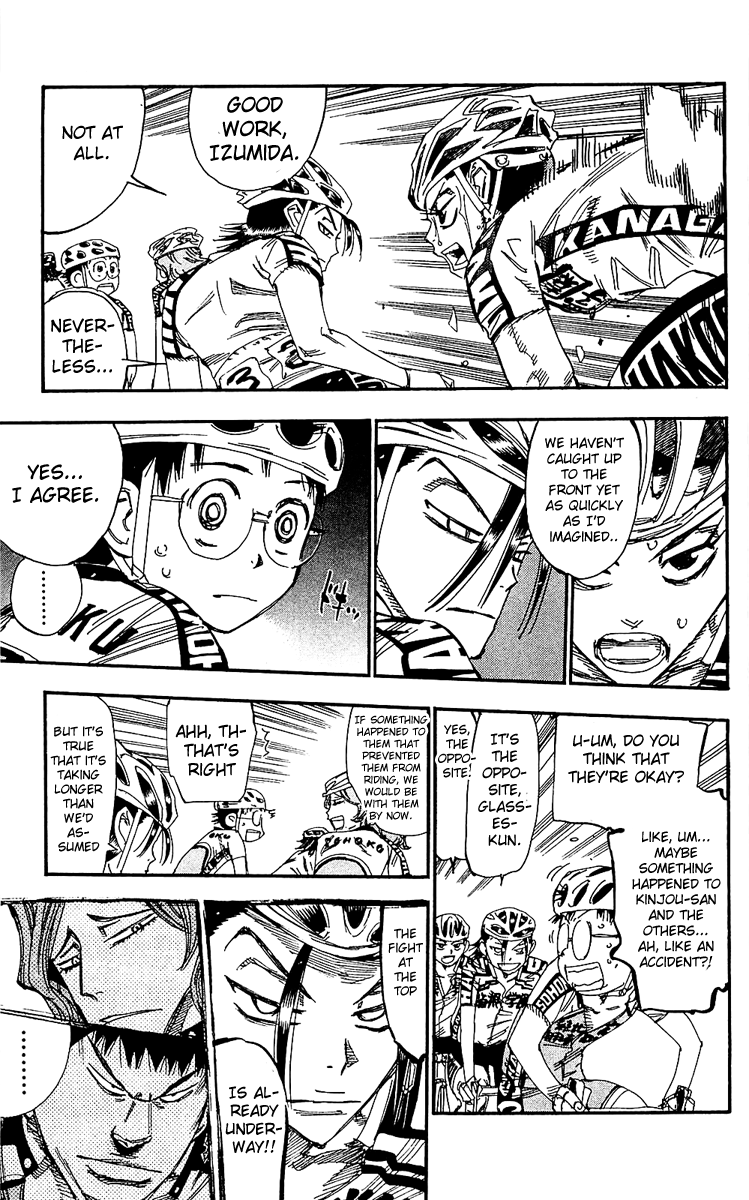 Yowamushi Pedal Chapter 164 page 5 - Chapter 164: The Pack Closes In