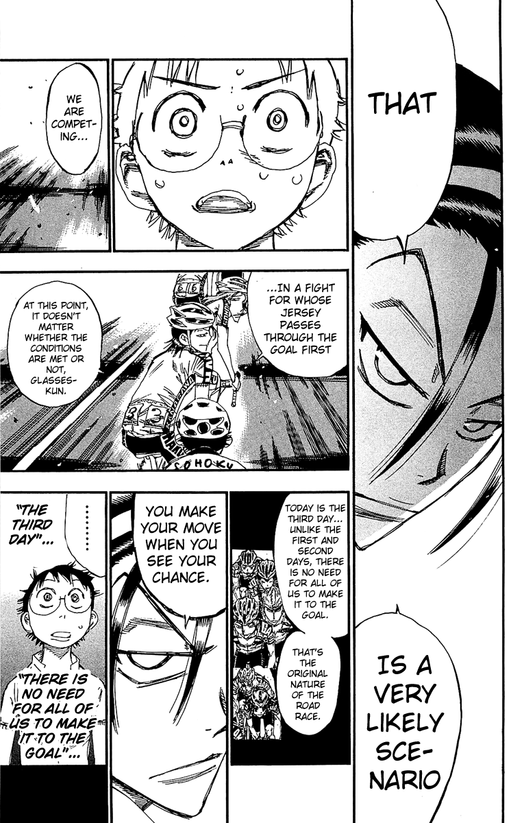 Yowamushi Pedal Chapter 164 page 7 - Chapter 164: The Pack Closes In
