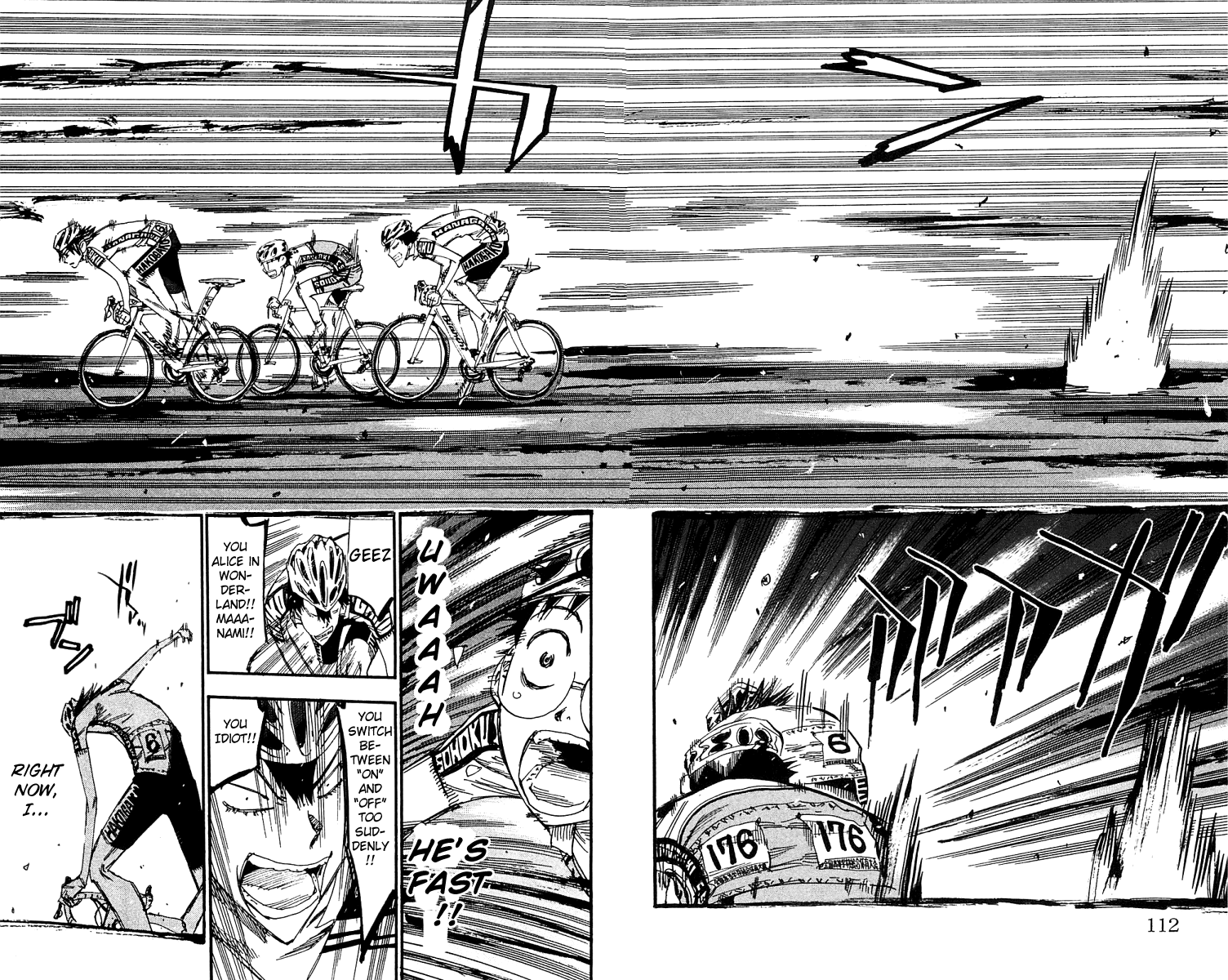 Yowamushi Pedal Chapter 168 page 12 - Chapter 168: The Three's Chase!!