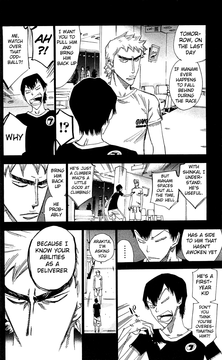Yowamushi Pedal Chapter 168 page 14 - Chapter 168: The Three's Chase!!