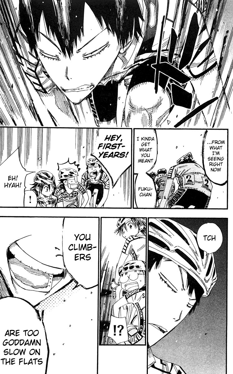 Yowamushi Pedal Chapter 168 page 15 - Chapter 168: The Three's Chase!!