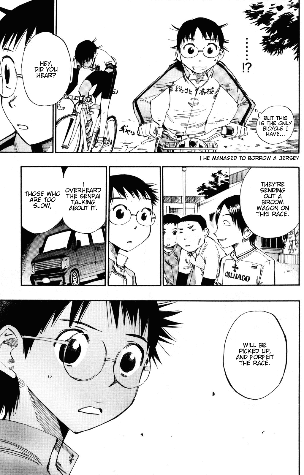 Yowamushi Pedal Chapter 17 page 8 - Chapter 17: The Welcome Race Begins