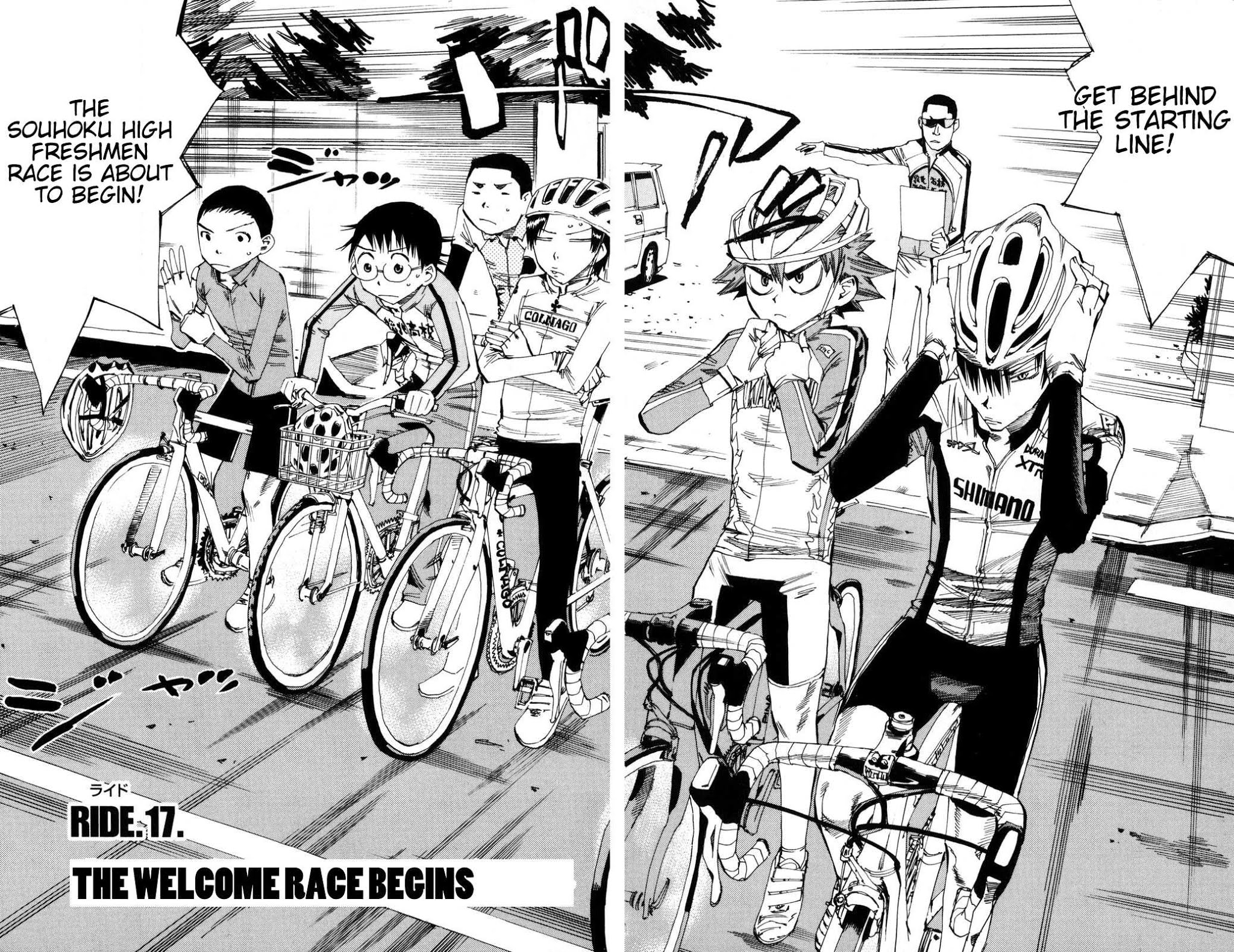 Yowamushi Pedal Chapter 17 page 9 - Chapter 17: The Welcome Race Begins