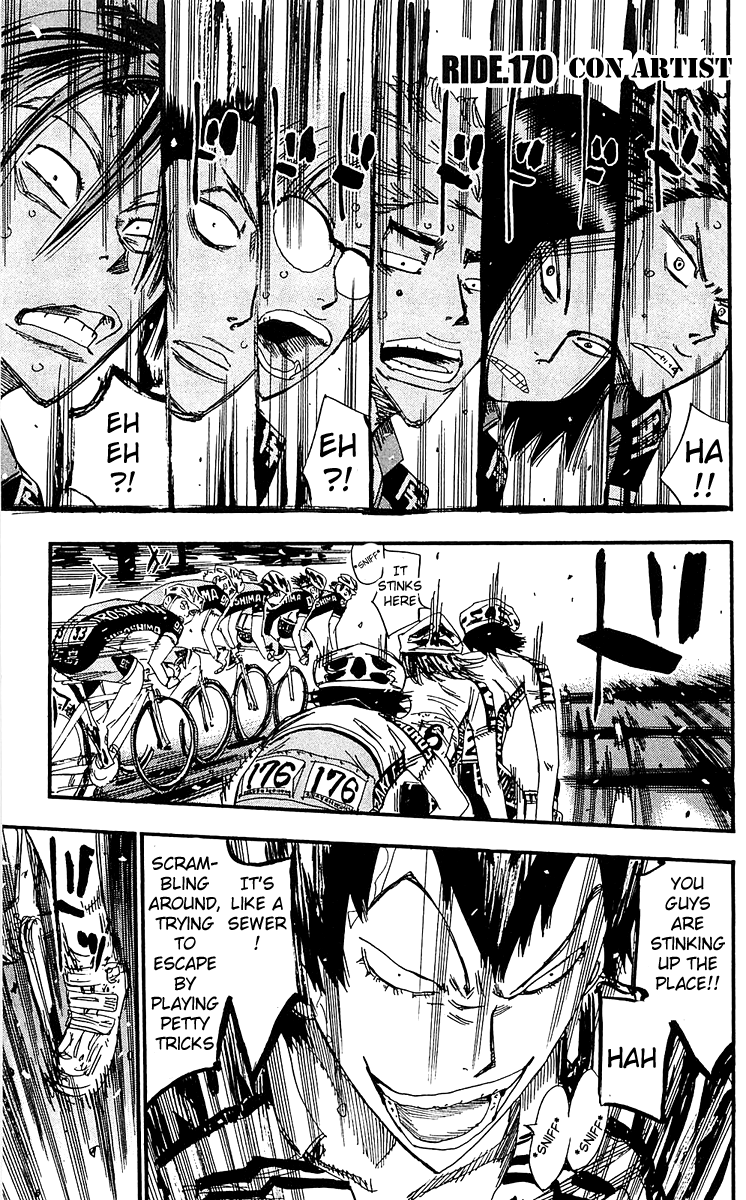 Yowamushi Pedal Chapter 170 page 1 - Chapter 170: Con Artist