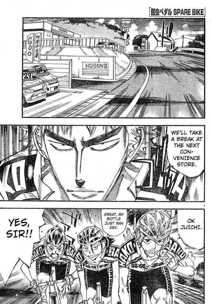 Yowamushi Pedal Chapter 172.5 page 1 - Chapter 172.5