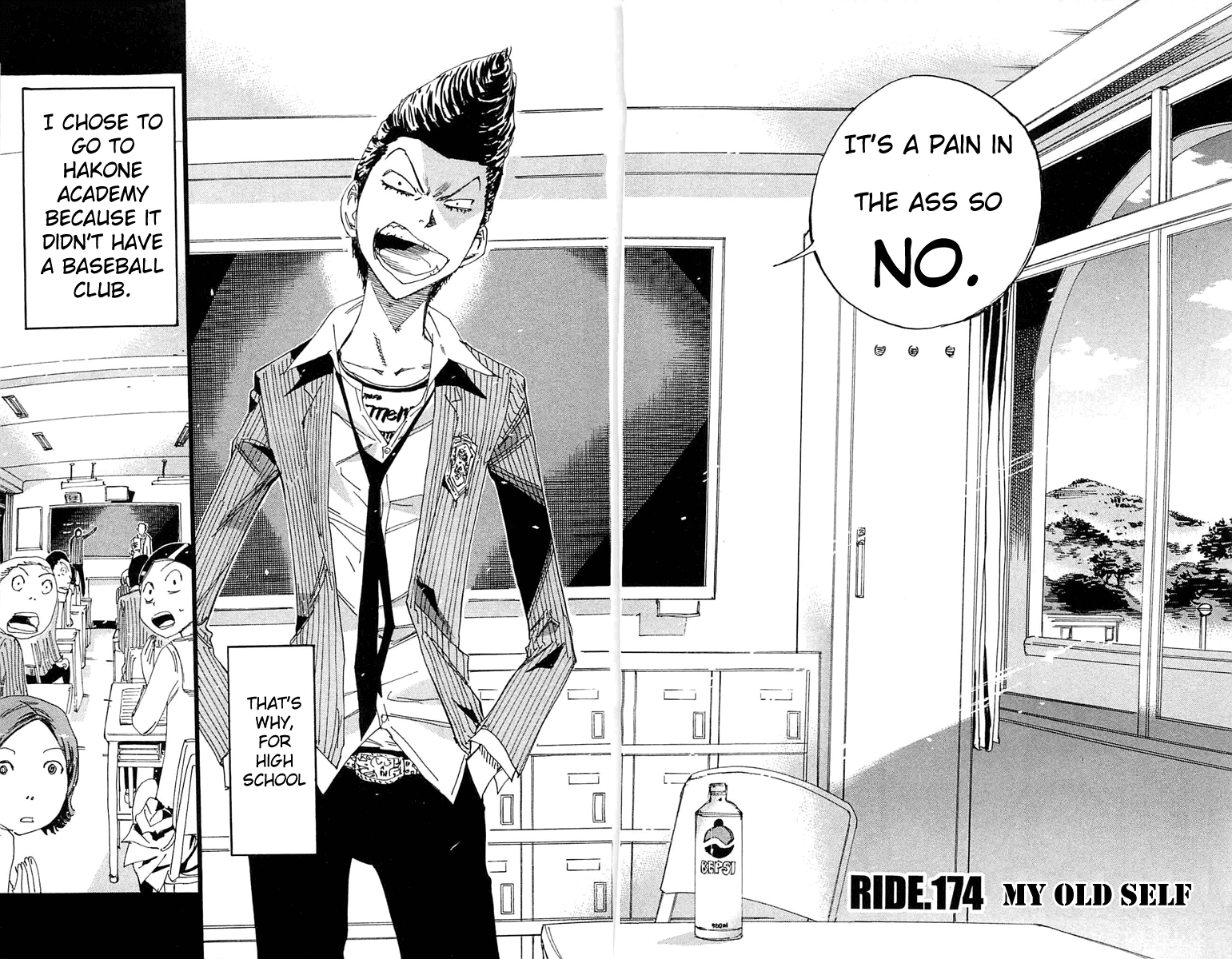 Yowamushi Pedal Chapter 174 page 2 - Chapter 174: My Old Self
