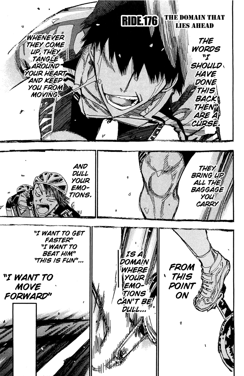 Yowamushi Pedal Chapter 176 page 1 - Chapter 176: The Domain That Lies Ahead