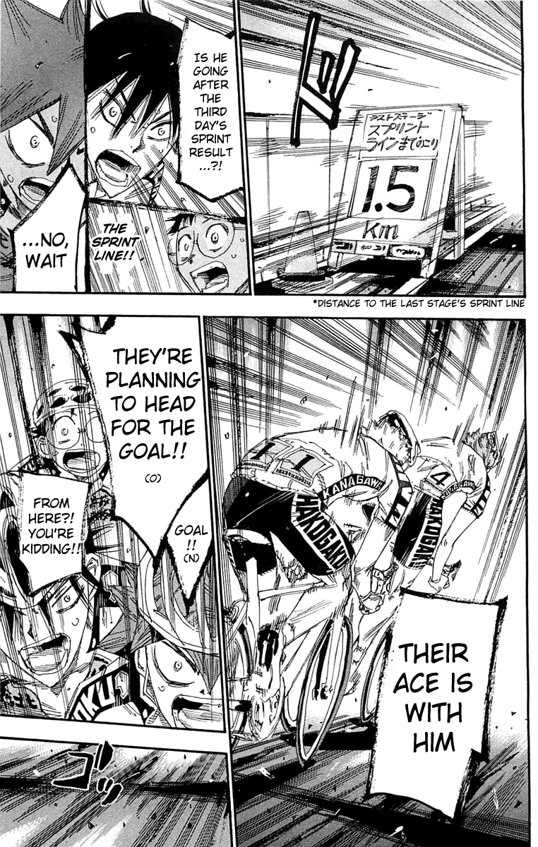Yowamushi Pedal Chapter 178 page 11 - Chapter 178: Real Survival