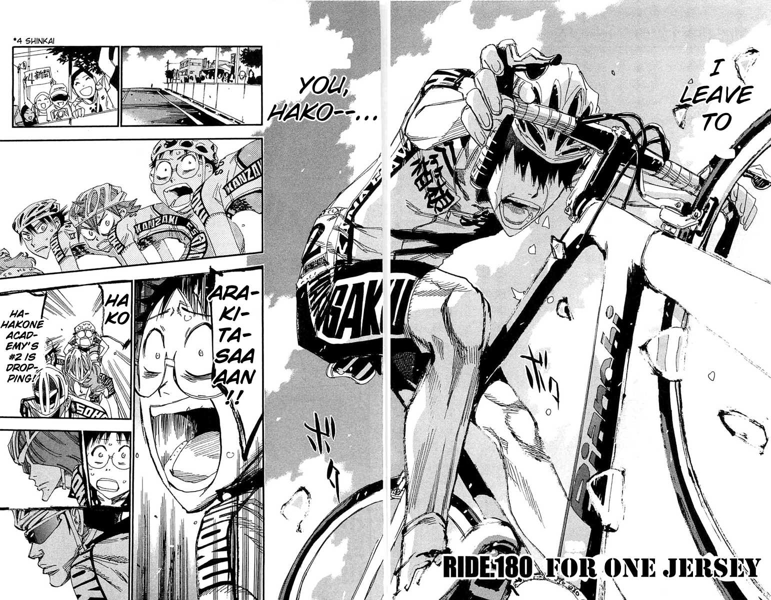 Yowamushi Pedal Chapter 180 page 2 - Chapter 180: For One Jersey