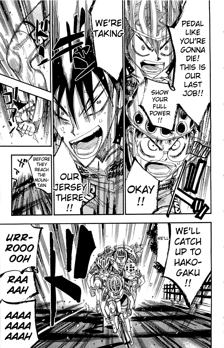Yowamushi Pedal Chapter 183 page 14 - Chapter 183: Izumida's Pride