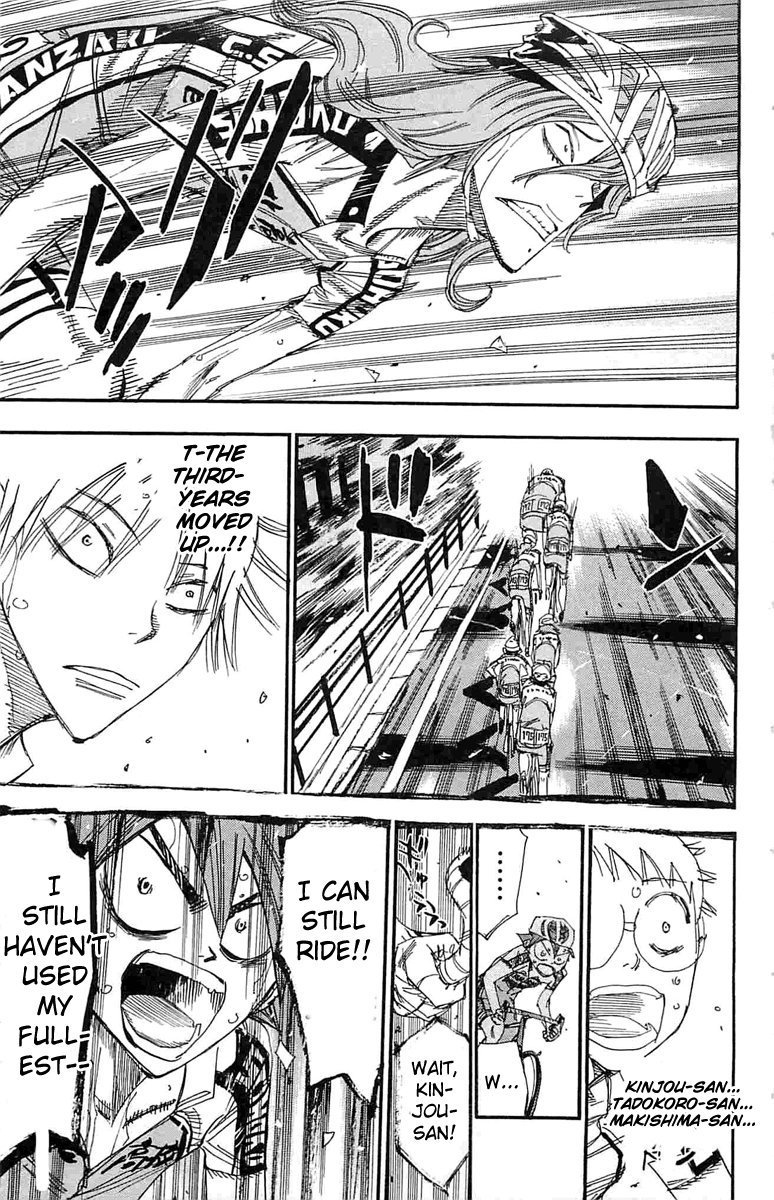 Yowamushi Pedal Chapter 184 page 3 - Chapter 184: The Third-Years' Decision