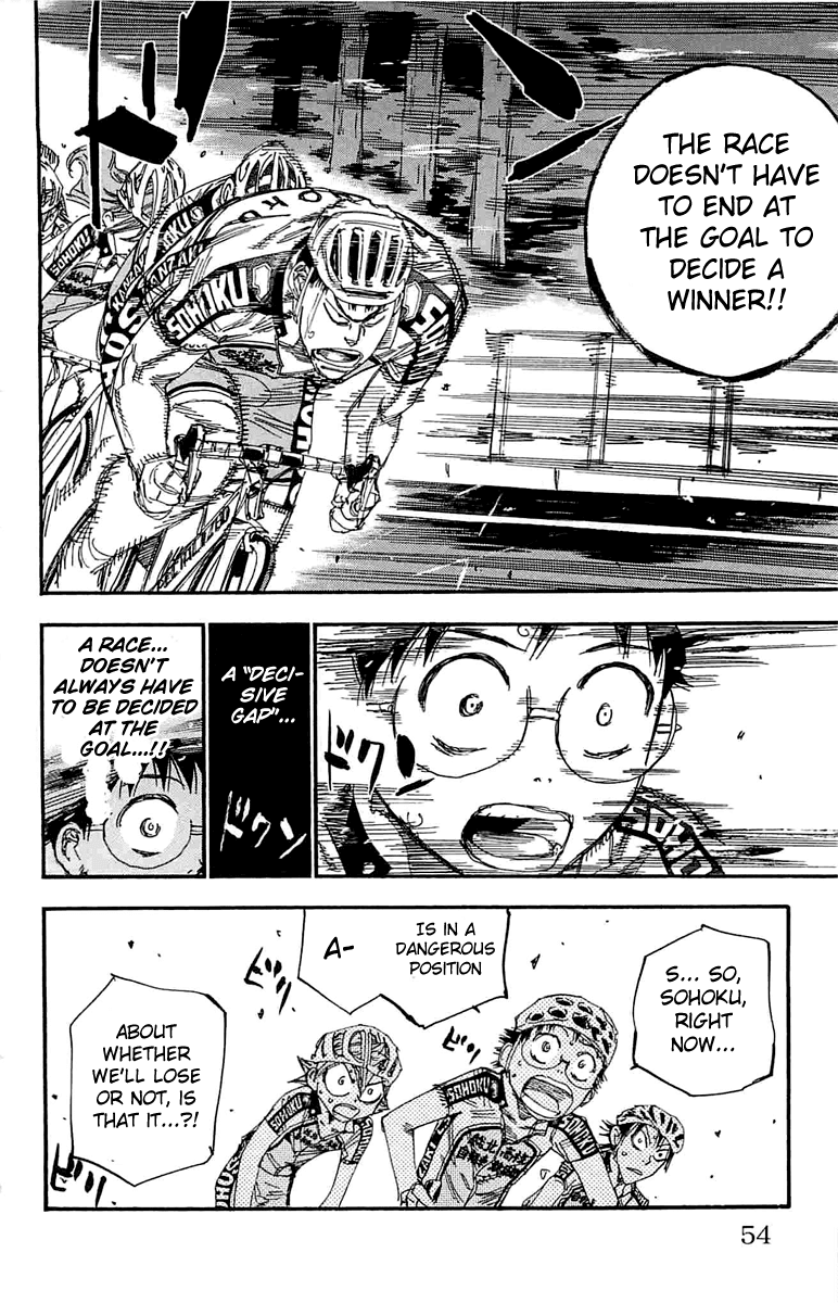 Yowamushi Pedal Chapter 184 page 6 - Chapter 184: The Third-Years' Decision