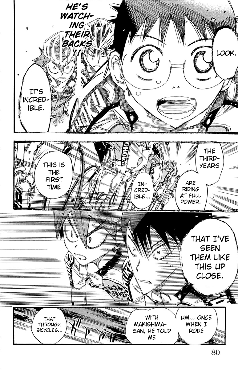 Yowamushi Pedal Chapter 185 page 12 - Chapter 185: Their Backs