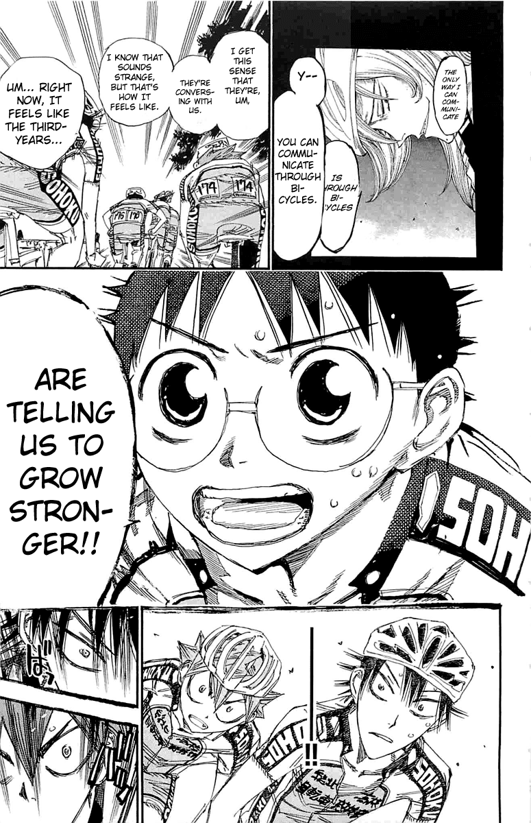 Yowamushi Pedal Chapter 185 page 13 - Chapter 185: Their Backs