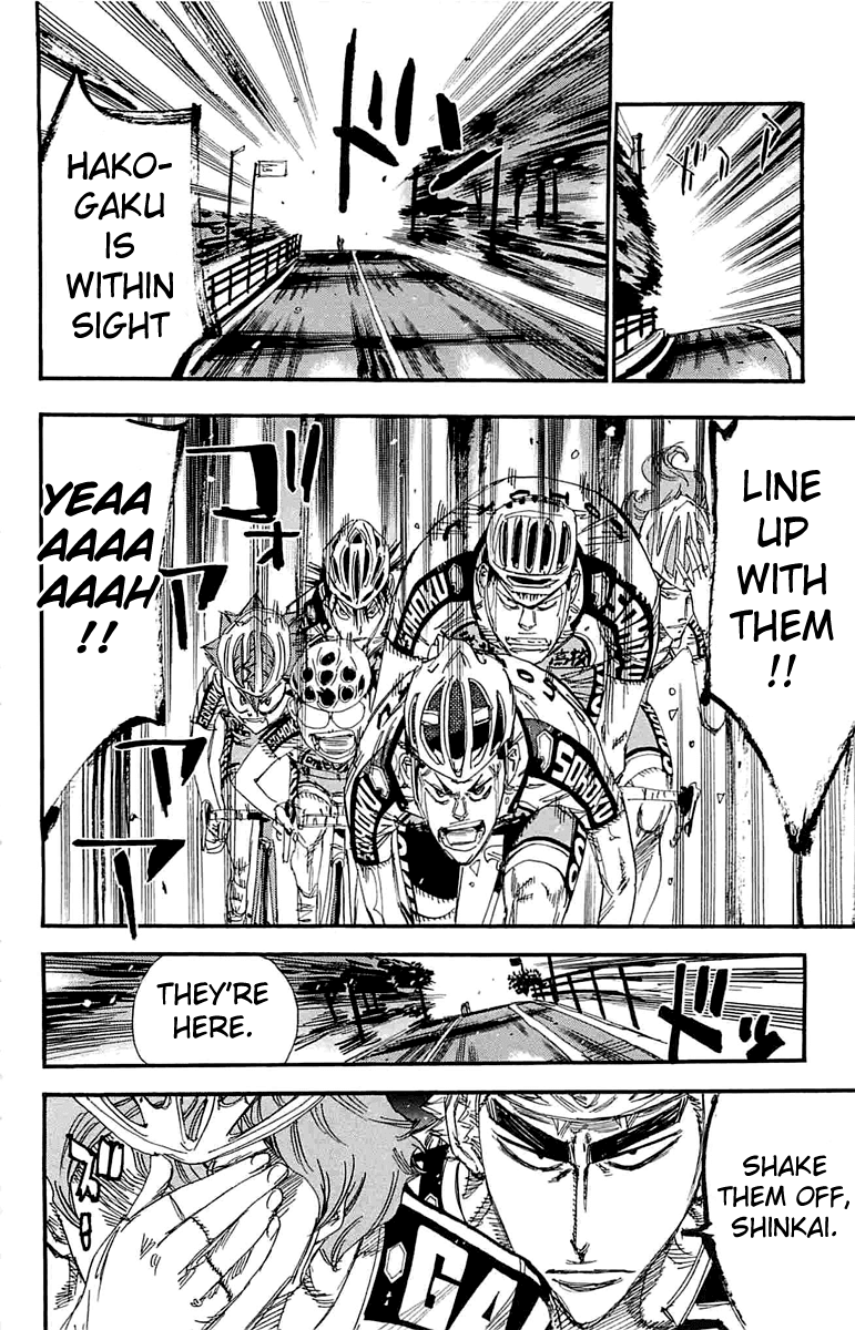Yowamushi Pedal Chapter 185 page 17 - Chapter 185: Their Backs