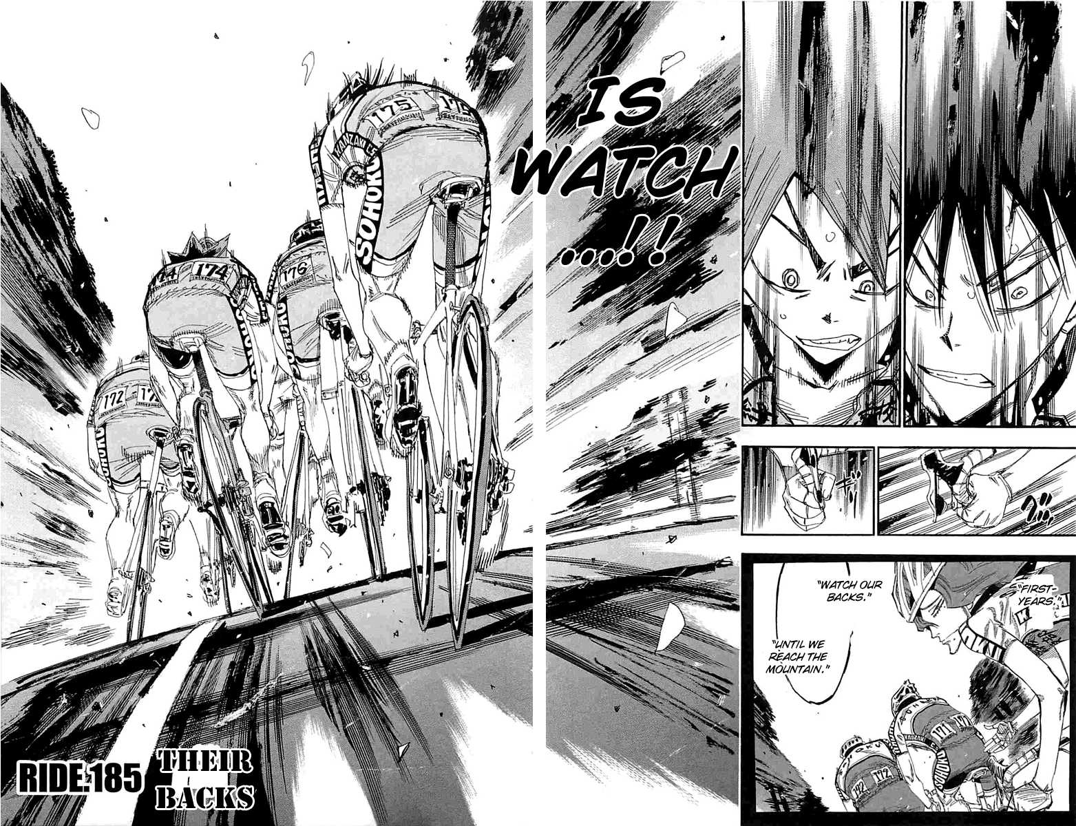 Yowamushi Pedal Chapter 185 page 2 - Chapter 185: Their Backs