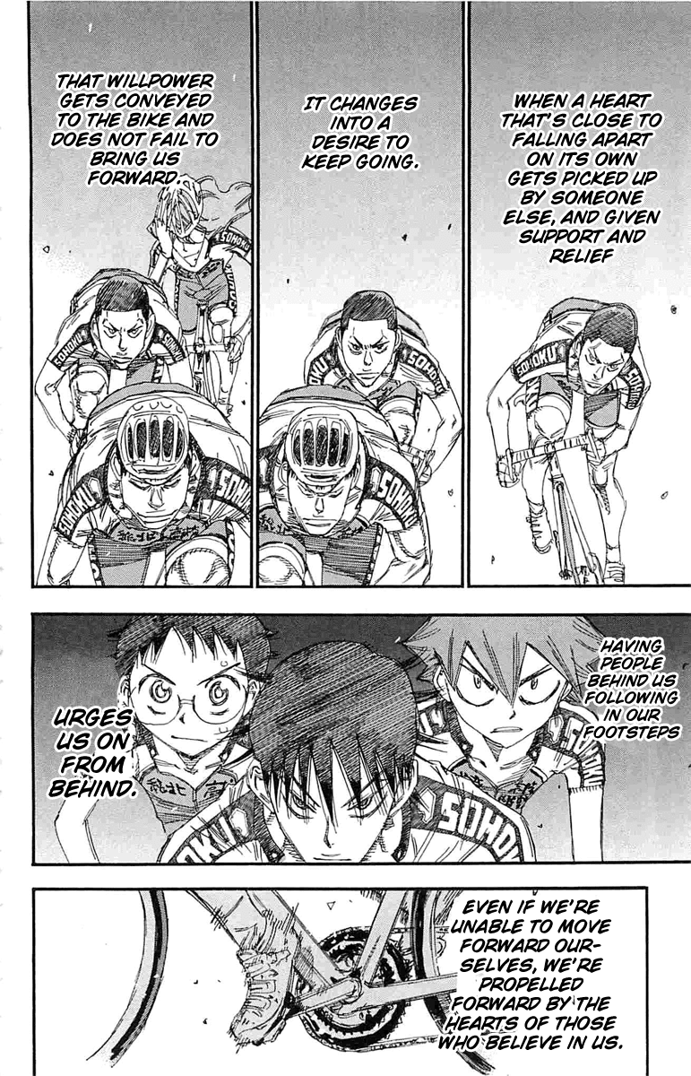 Yowamushi Pedal Chapter 186 page 10 - Chapter 186: The Six Line Up!!