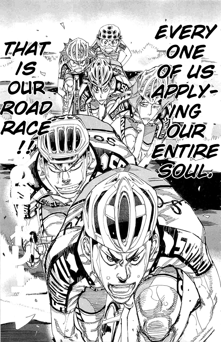 Yowamushi Pedal Chapter 186 page 11 - Chapter 186: The Six Line Up!!