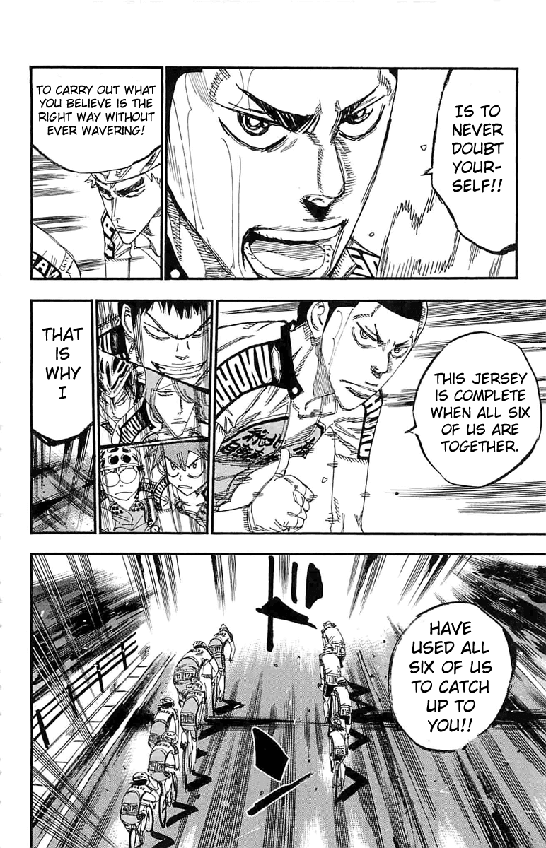 Yowamushi Pedal Chapter 186 page 13 - Chapter 186: The Six Line Up!!