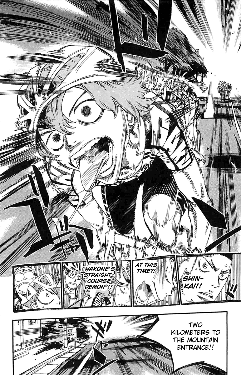Yowamushi Pedal Chapter 186 page 15 - Chapter 186: The Six Line Up!!