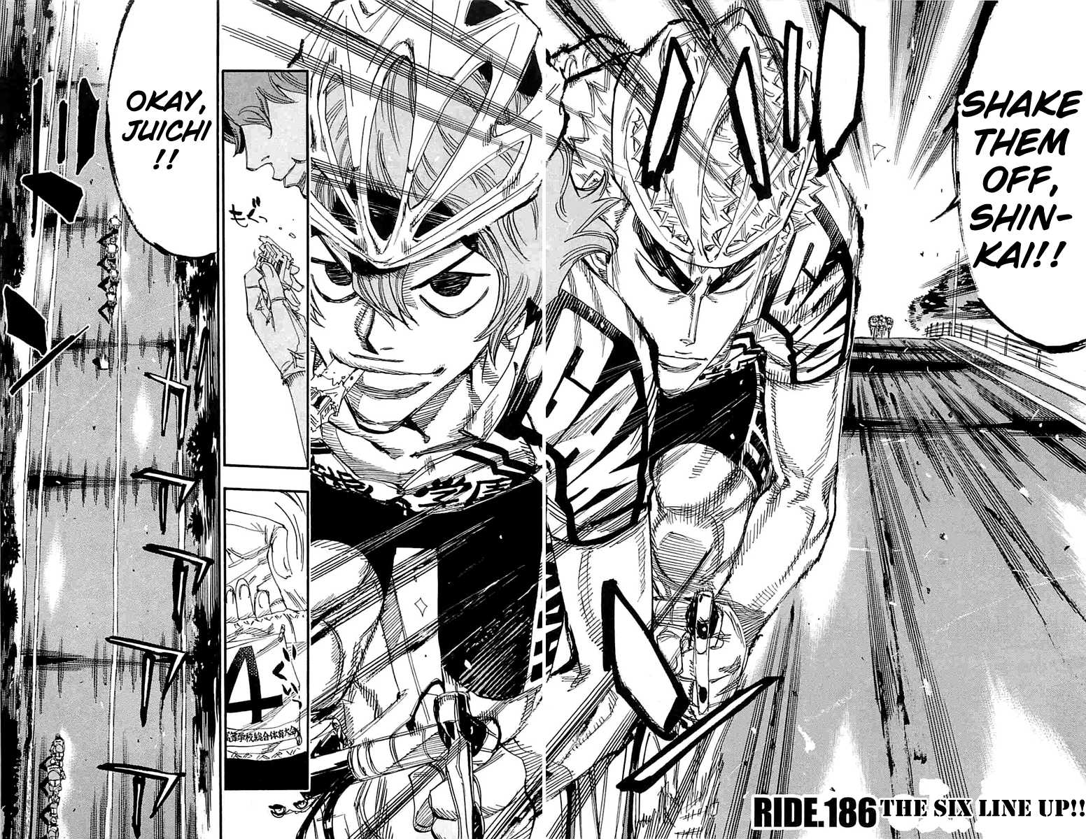 Yowamushi Pedal Chapter 186 page 2 - Chapter 186: The Six Line Up!!