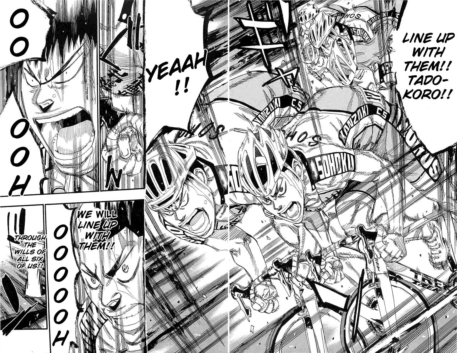 Yowamushi Pedal Chapter 186 page 3 - Chapter 186: The Six Line Up!!