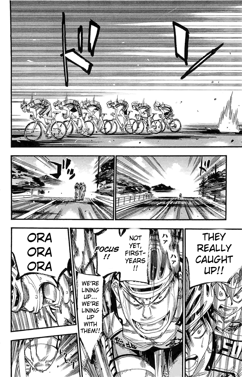 Yowamushi Pedal Chapter 186 page 4 - Chapter 186: The Six Line Up!!