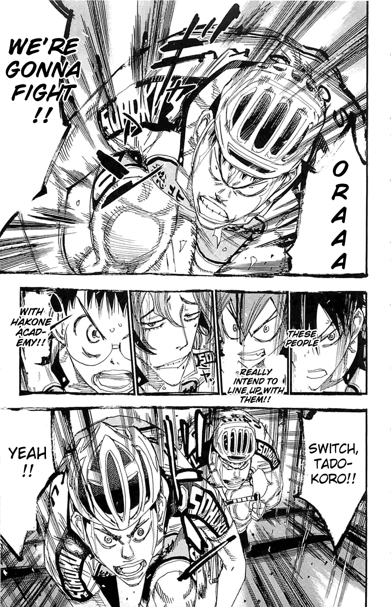 Yowamushi Pedal Chapter 186 page 5 - Chapter 186: The Six Line Up!!