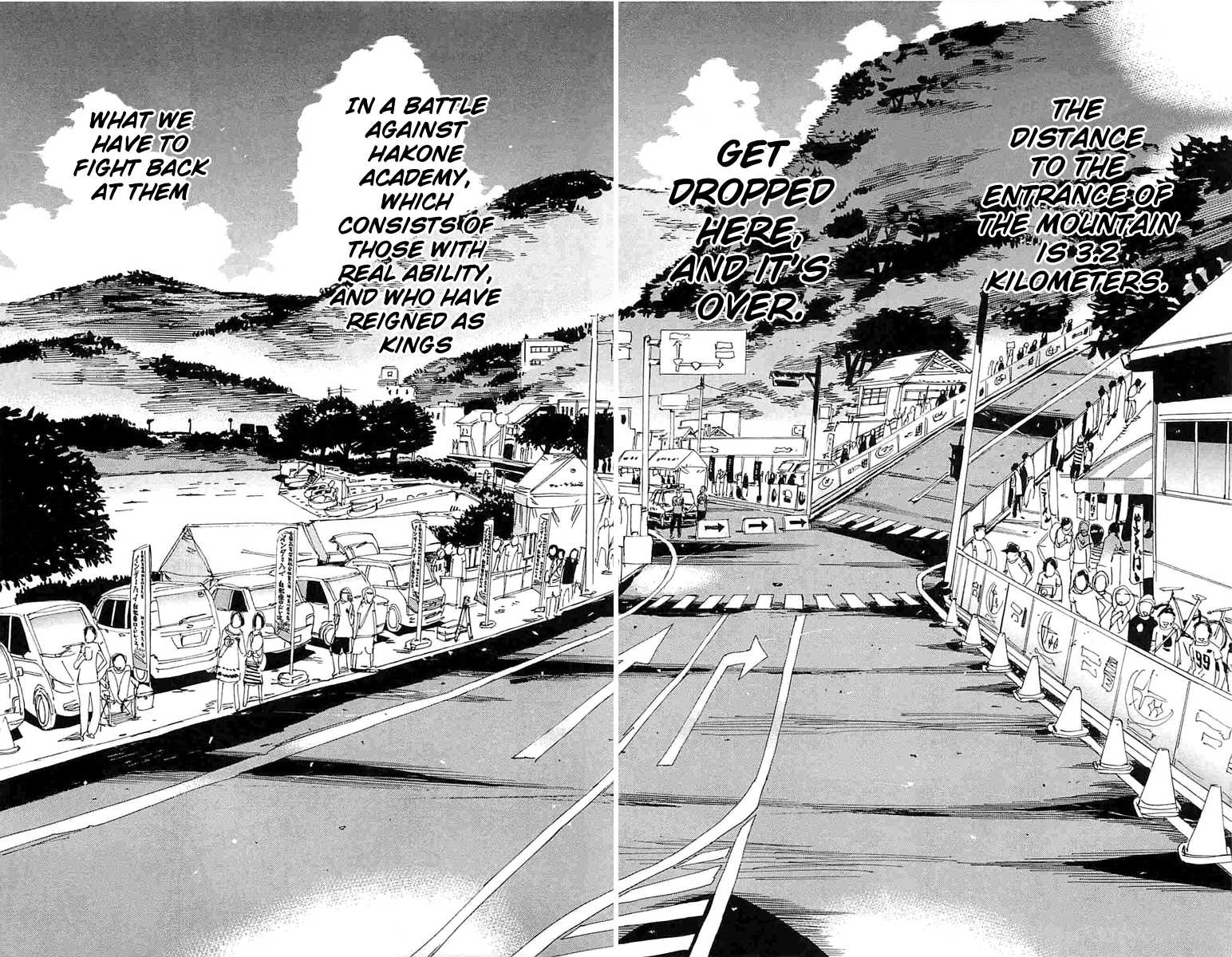 Yowamushi Pedal Chapter 186 page 7 - Chapter 186: The Six Line Up!!