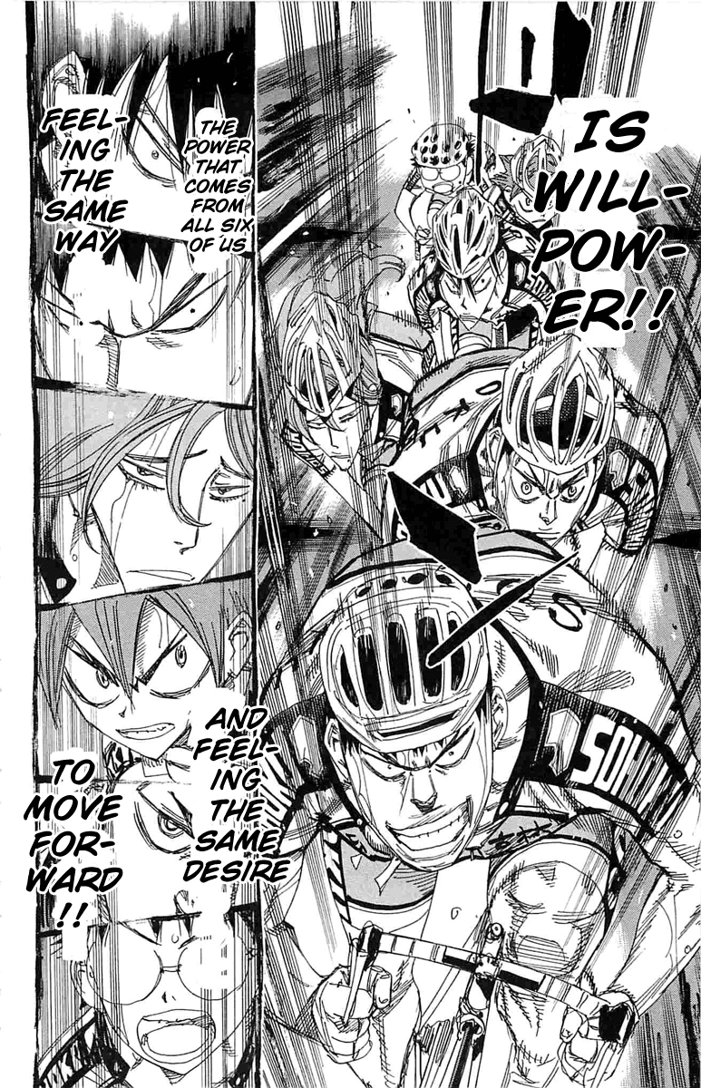 Yowamushi Pedal Chapter 186 page 8 - Chapter 186: The Six Line Up!!