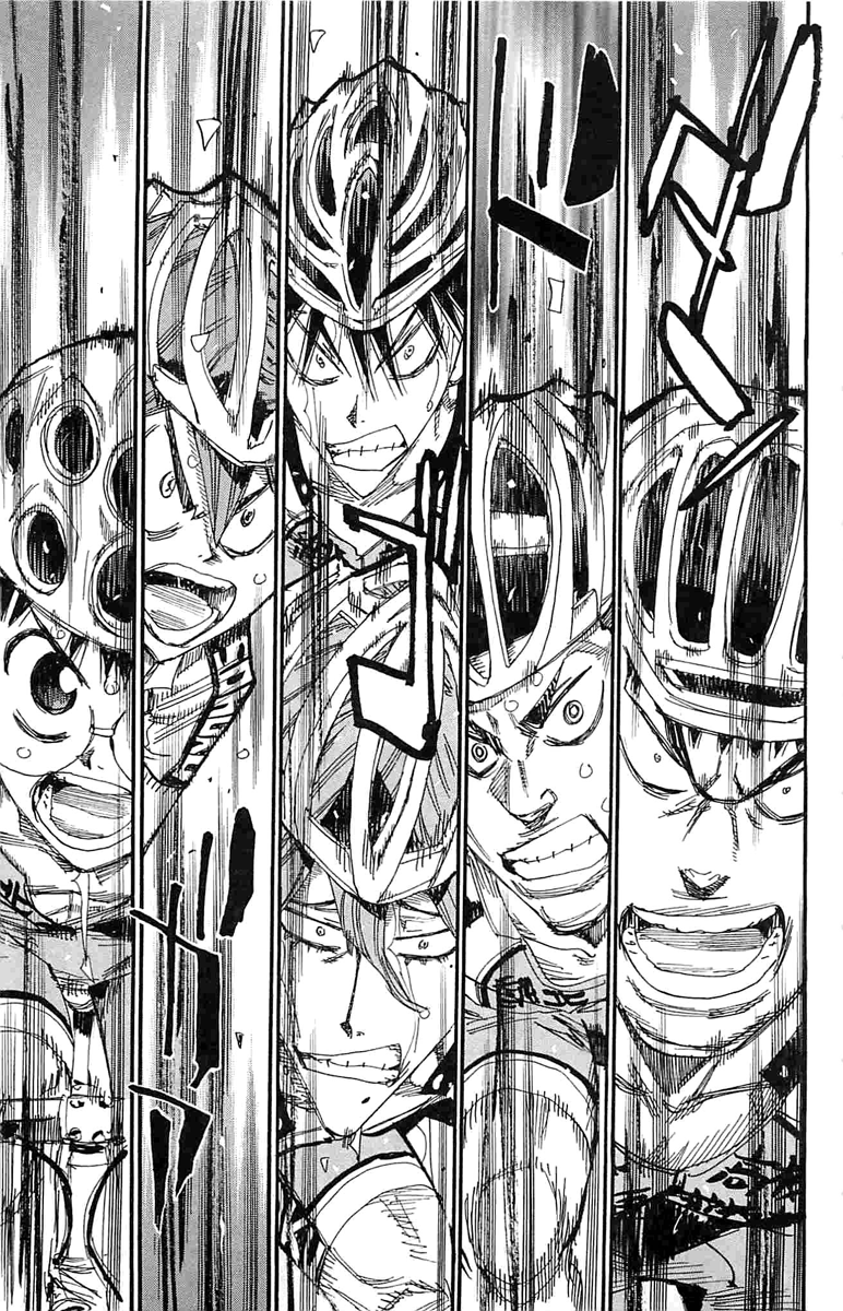 Yowamushi Pedal Chapter 186 page 9 - Chapter 186: The Six Line Up!!
