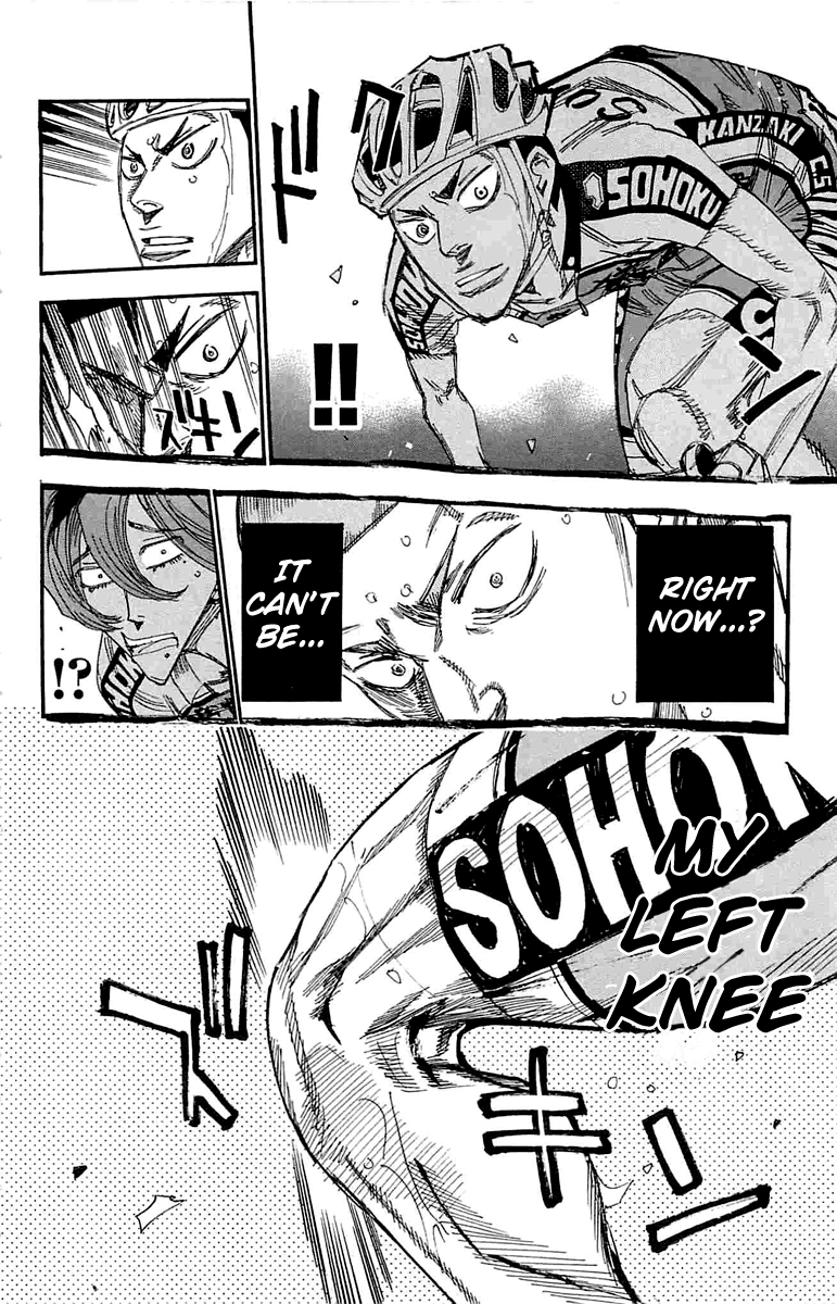 Yowamushi Pedal Chapter 187 page 15 - Chapter 187: Flat-Out Run, at Lake Yamanaka