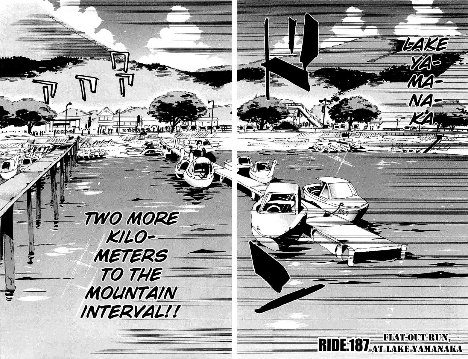 Yowamushi Pedal Chapter 187 page 2 - Chapter 187: Flat-Out Run, at Lake Yamanaka