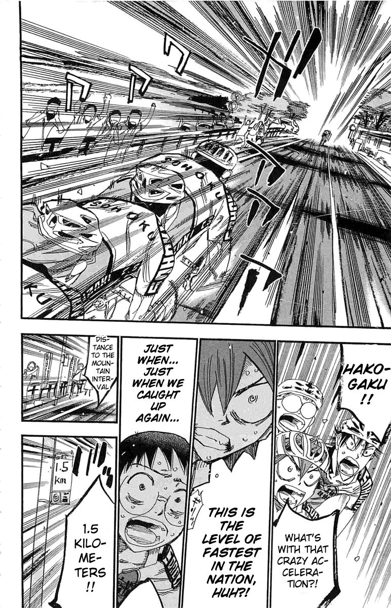Yowamushi Pedal Chapter 187 page 5 - Chapter 187: Flat-Out Run, at Lake Yamanaka