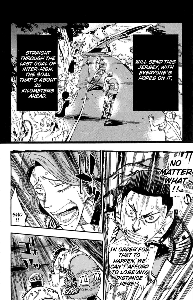 Yowamushi Pedal Chapter 187 page 7 - Chapter 187: Flat-Out Run, at Lake Yamanaka
