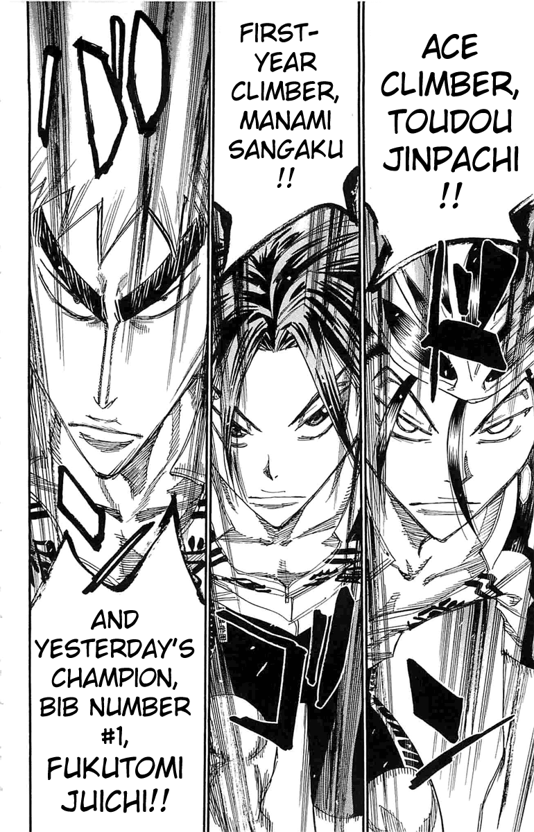 Yowamushi Pedal Chapter 188 page 15 - Chapter 188: Takedoro's Last Sprit
