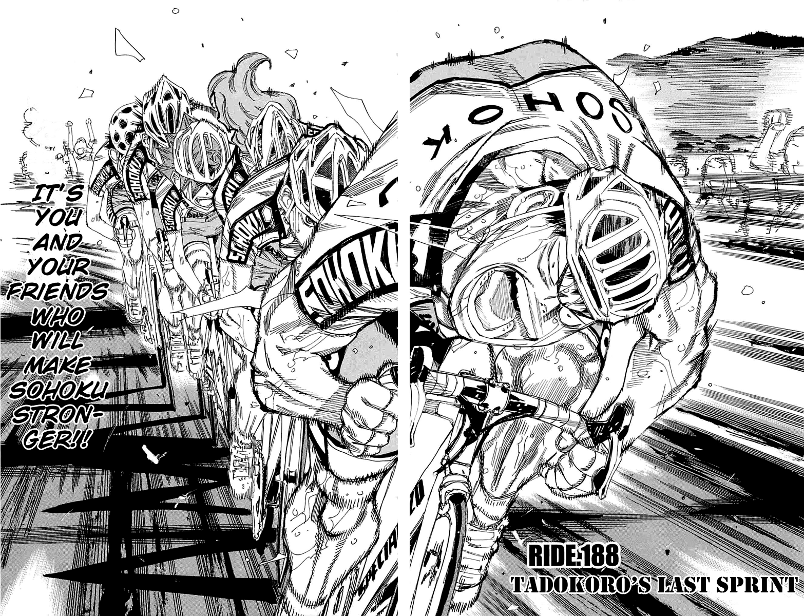 Yowamushi Pedal Chapter 188 page 2 - Chapter 188: Takedoro's Last Sprit