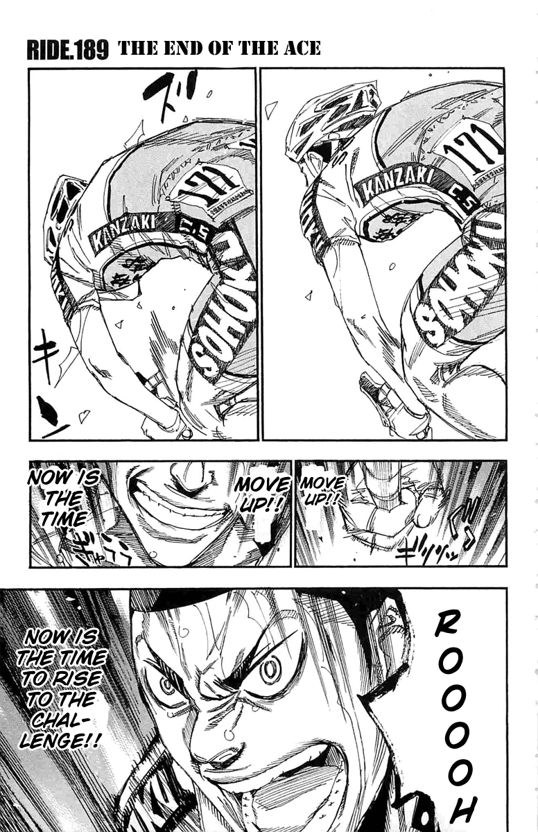 Yowamushi Pedal Chapter 189 page 1 - Chapter 189: The End of the Ace