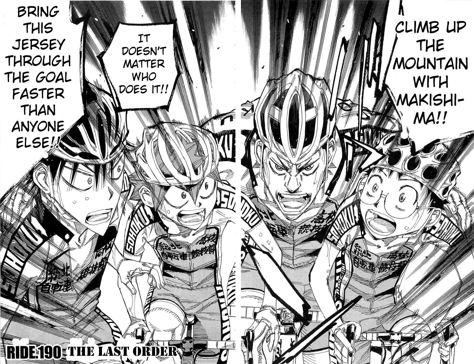 Yowamushi Pedal Chapter 190 page 4 - Chapter 190: The Last Order